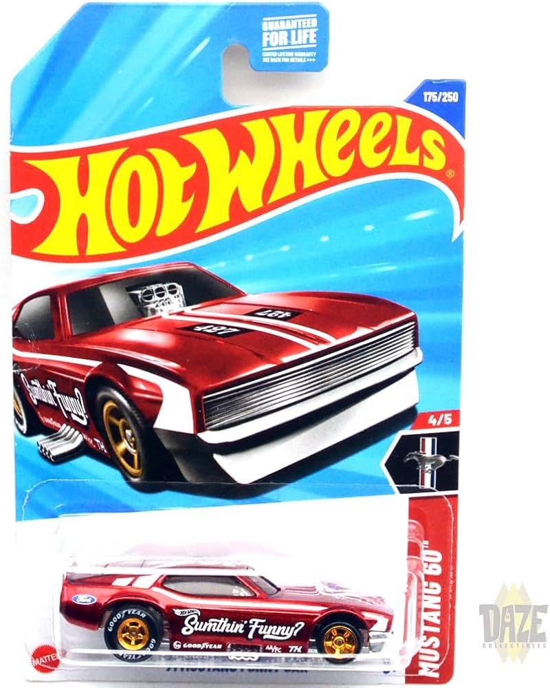 Amazon | MATTEL HOTWHEELS 1/64 scale '71 MUSTANG FUNNY CAR - 2025