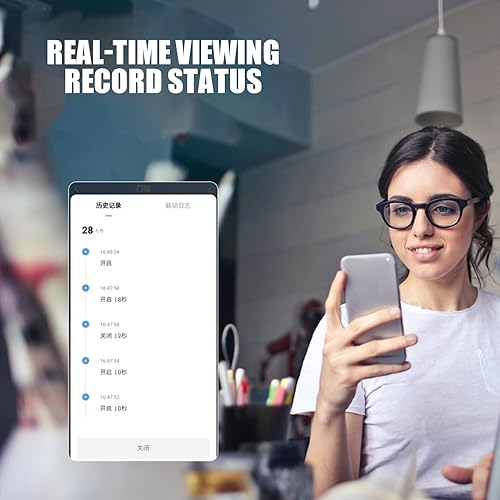 Miniatura 9 de Sensor de puerta  Alerta WiFi magnética, sensor inalámbrico de contacto de ventana en tiempo real  para seguridad del hogar, negocios, habitación