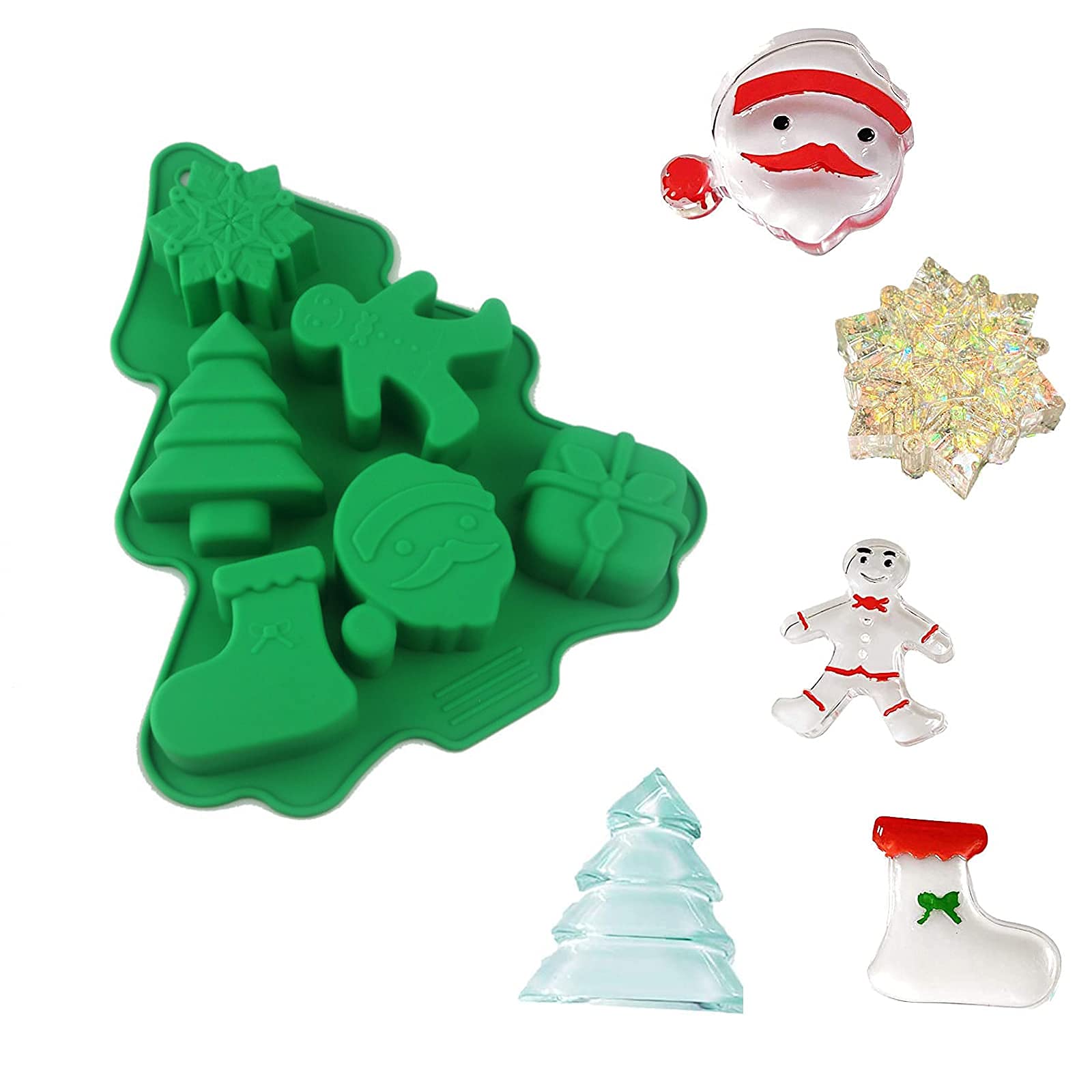 Moules À Chocolat De Noël - Plateau De Moules À 14 Cavités 14