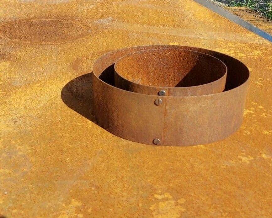 Baumring Pflanzring Hochbeet Edelrost (2 x 63 cm Ø)
