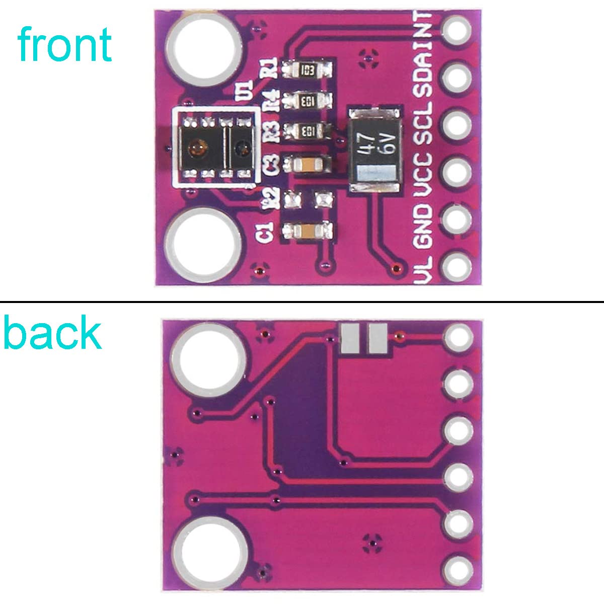 Youmile 5 pcs APDS9930 ALS IR RGB and Proximity Sensor module