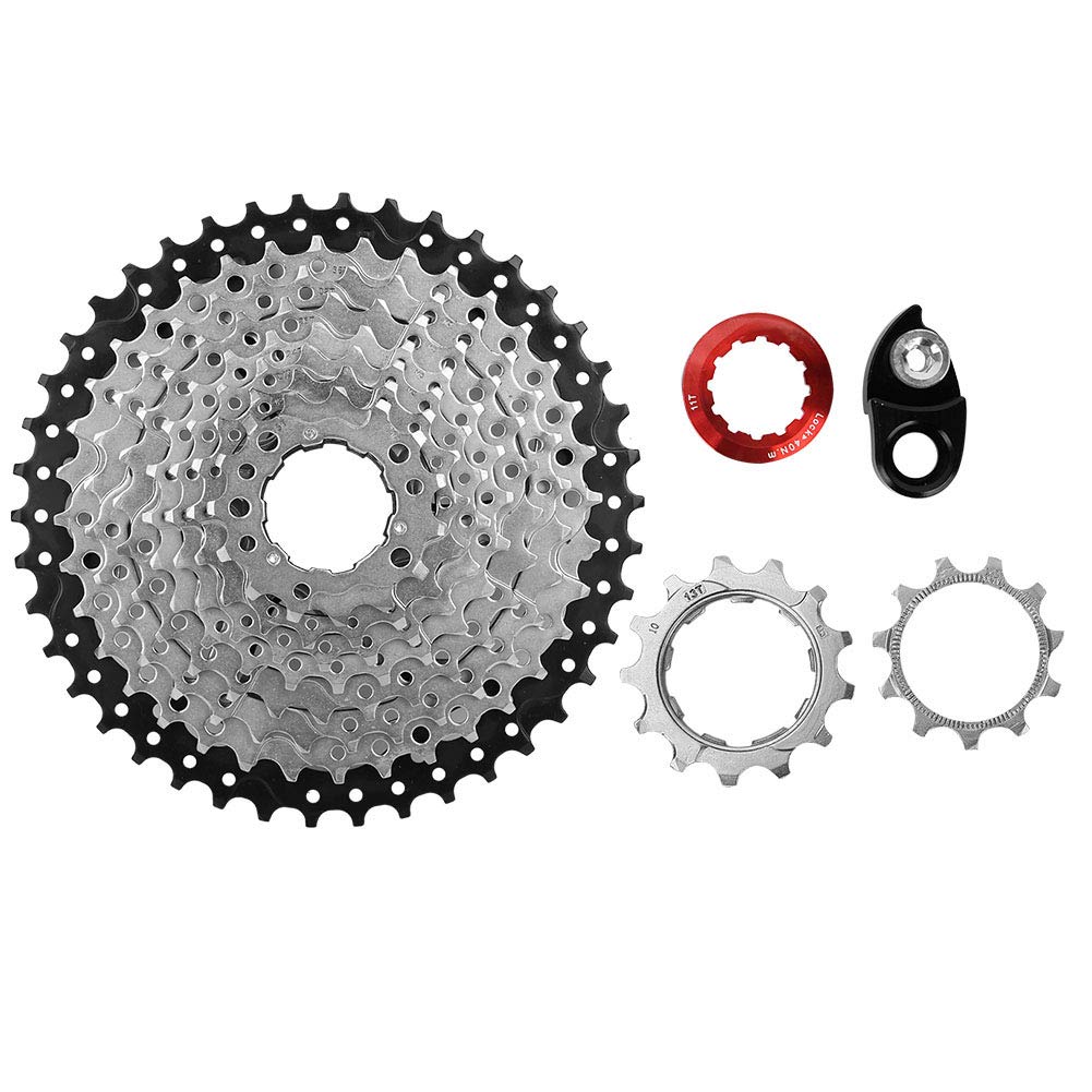 RiToEasysports Kassettenfreilaufritzel 10-Fach 11-42T Mountain Race Bike Ersatzteil Zubehör Deore Cs-M4100-10 11-42T 10Er Fahrrad Kassette