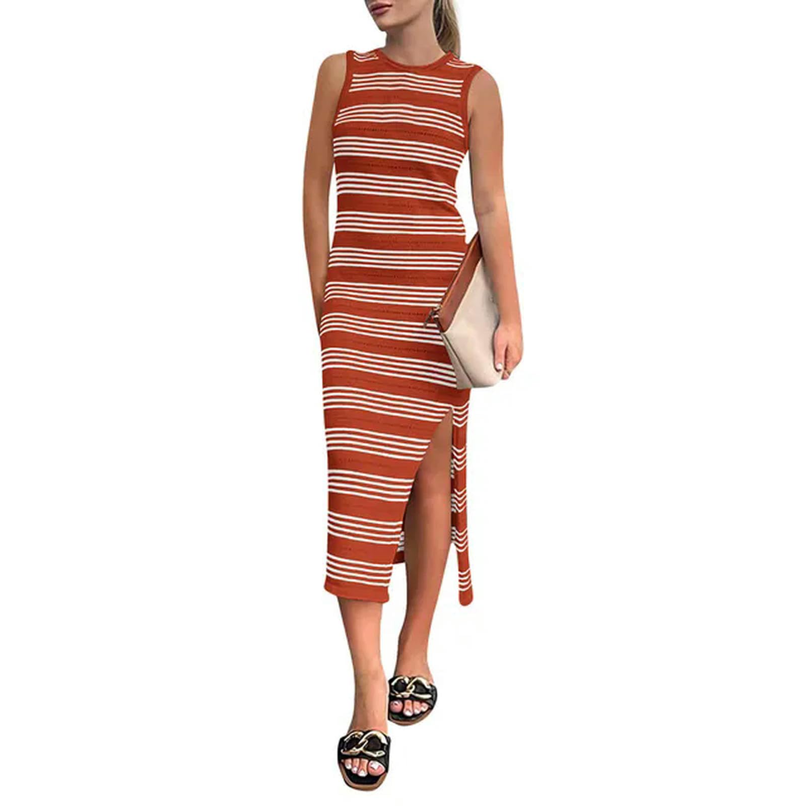 Robe ample sans manches pour vos journées d'été et pique-niques