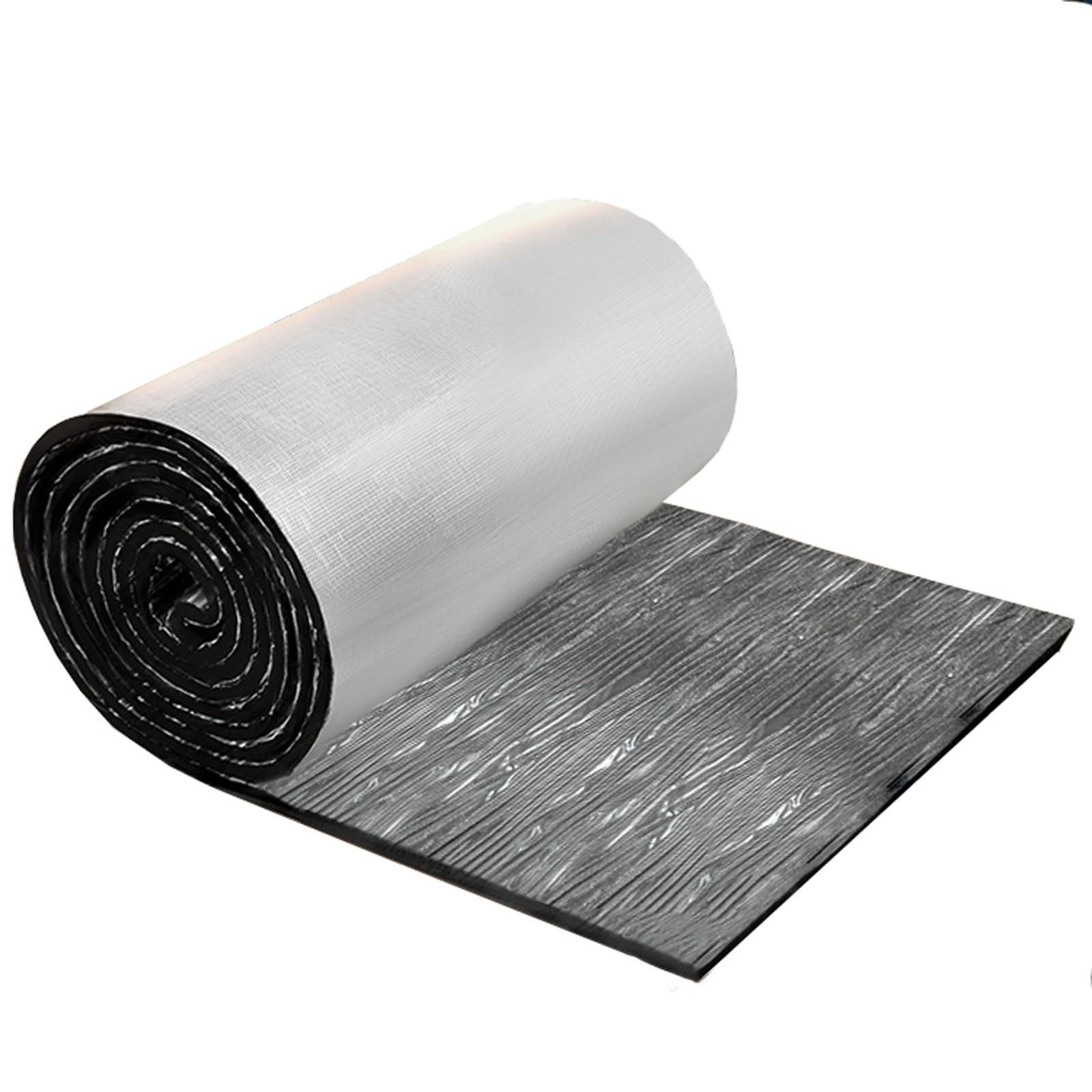 Camping Mat Aluminium, Aluminium Foil Self-Adhesive Reflective Vapour Barrier Floor Insulation Roll 5mm 1mx(1-5) m(1mx5m)