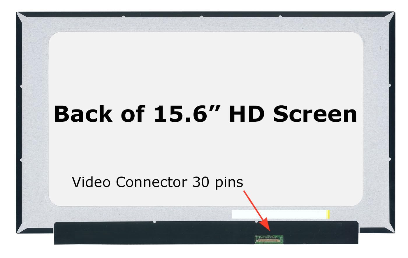 SCREENARAMA New Screen Replacement for B156XTN08.0 H/W:0A, HD 1366x768, Glossy, LCD LED Display with Tools