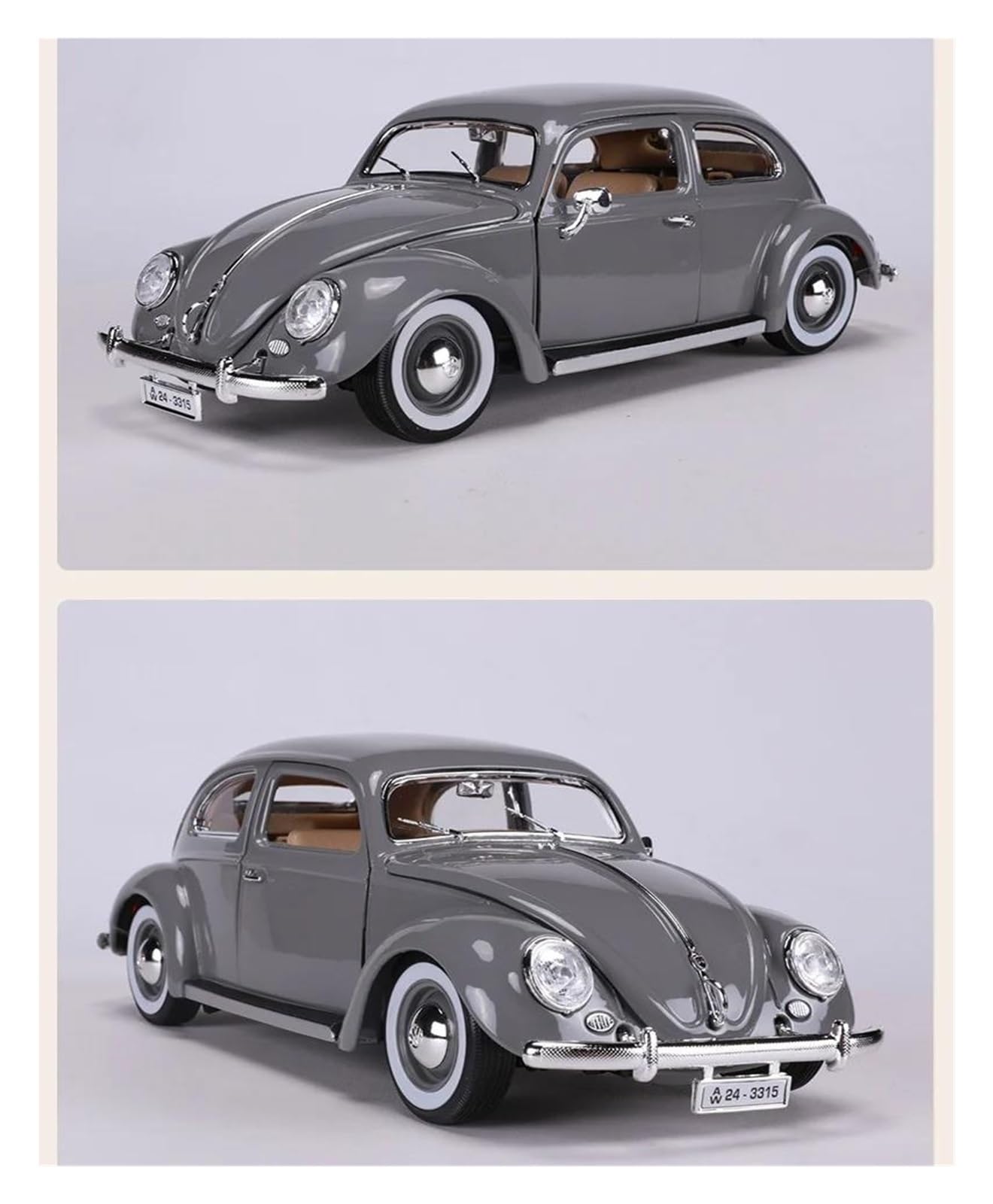 オートアート1/18 1955 Volkswagen Beetle REVIEW: AUTOart Volkswagen Beetle Kaefer Limousine 1955