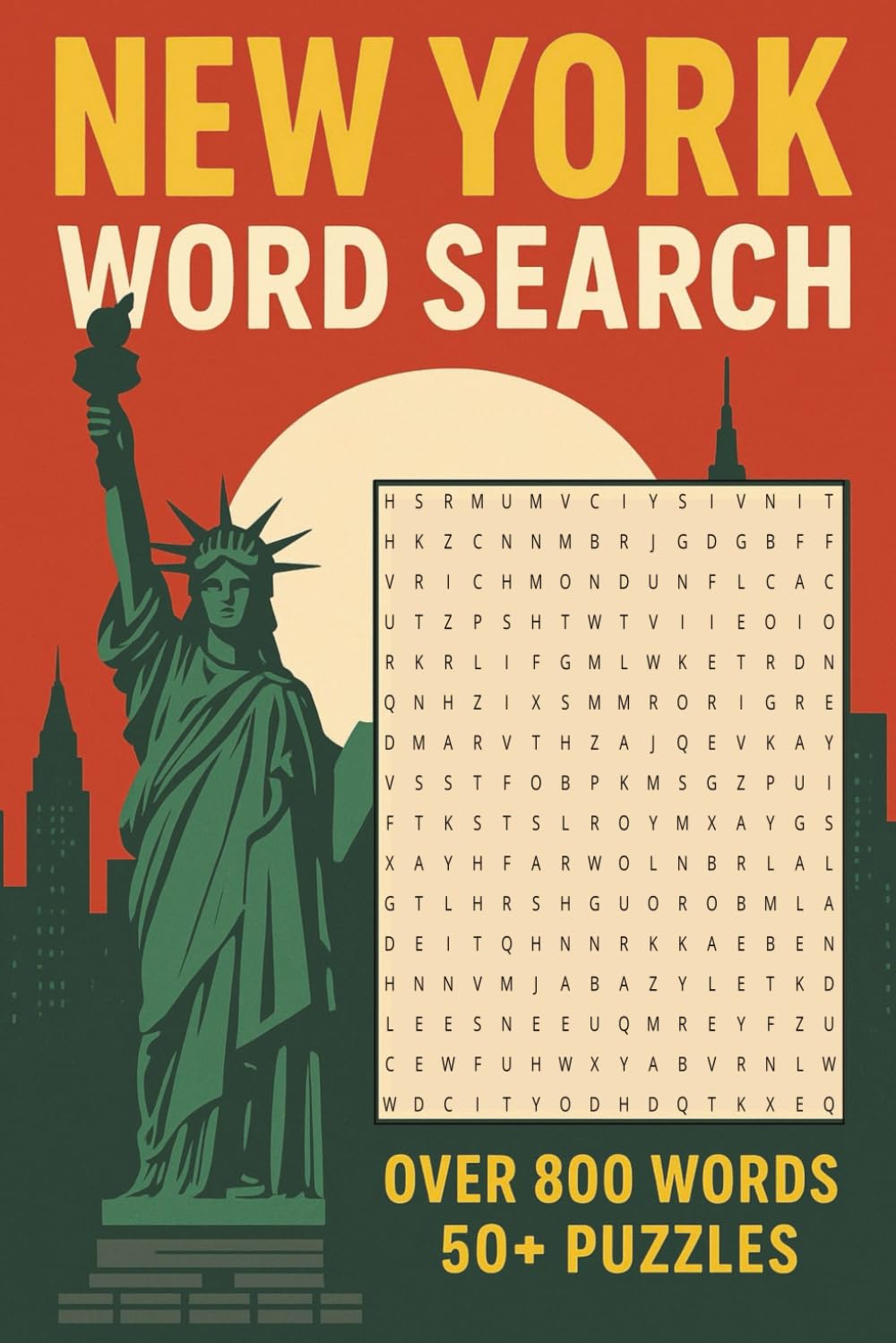 New York Word Search: 50+ Puzzles Celebrating the Big Apple!