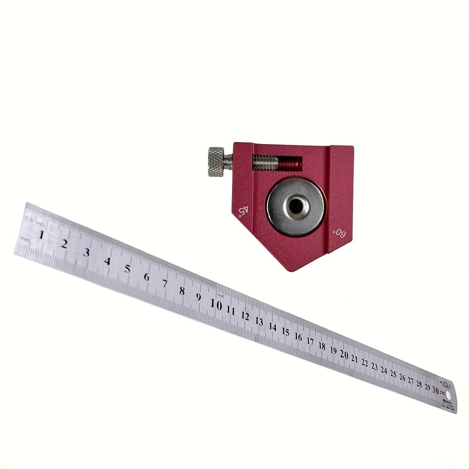 Jazuaiao B Aluminium Measuring Ruler Tool Suitable For Woodworkers & Diyer Enthusiasts Crafting And Construction Tasks Router Height Gauges