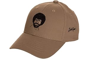 Bob Ross Signature Wide Canvas Baseball Hat