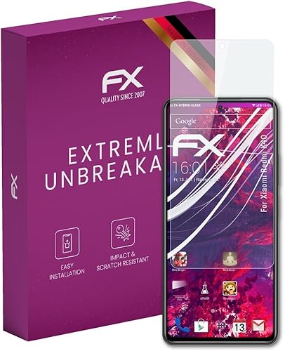 Película protectora de vidrio de plástico compatible con protector de vidrio Xiaomi Redmi K40, protector de pantalla de vidrio híbrido 9H FX de