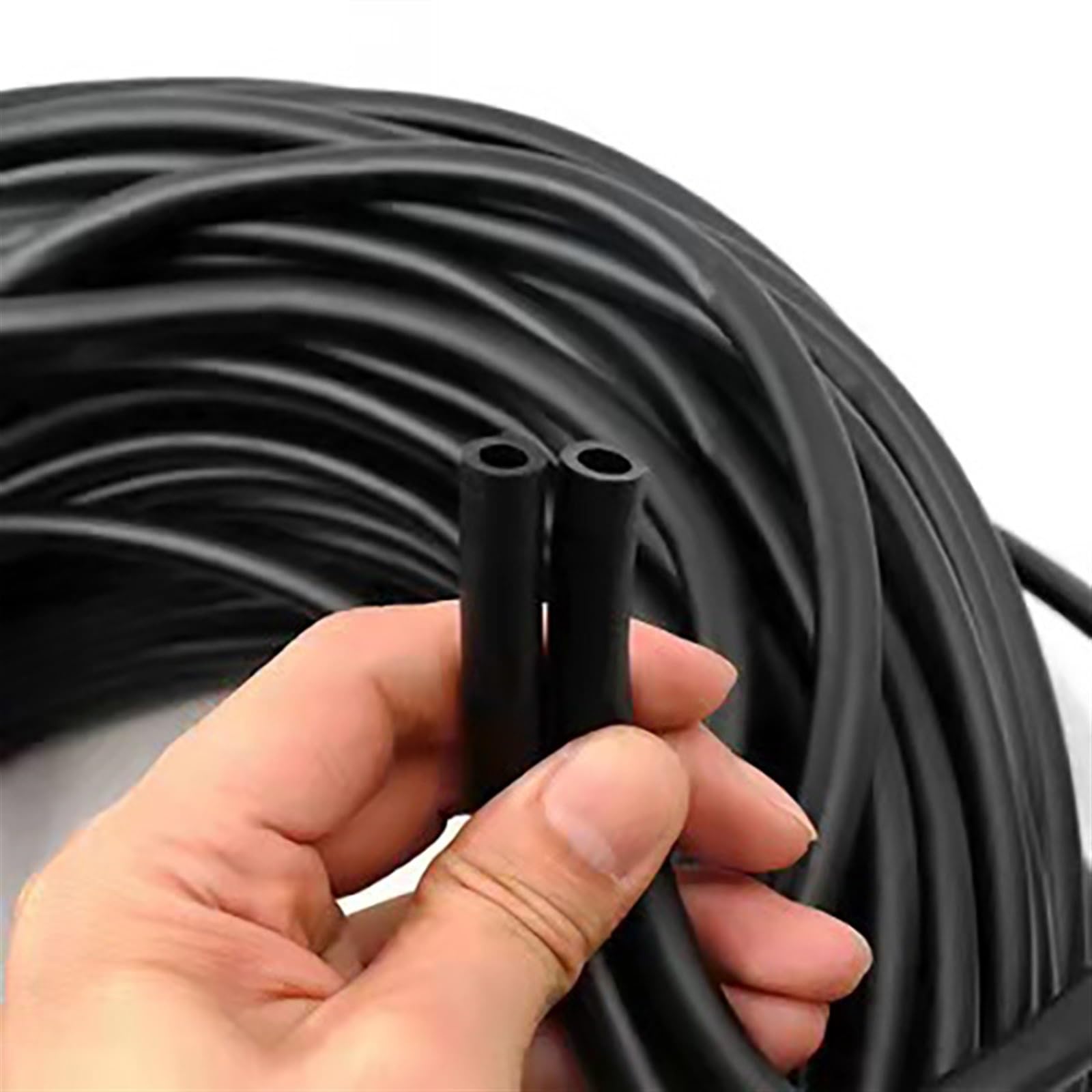 drain hose Oil Resistant Pipe 1 meter Black Silicone Tube 3-38mm Flexible Rubber Hose Thickened Heat Resistant Multipurpose pressure pipe water pump (Color : 22x31mm)
