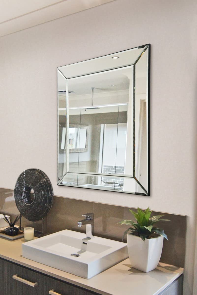 MirrorOutlet Horsley Wall Mirror 69 x 58 CM