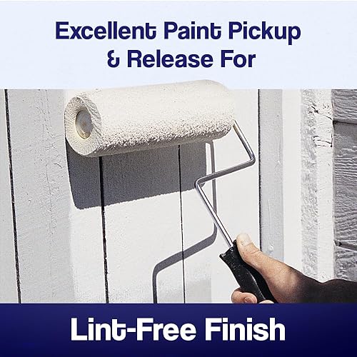 Miniatura 4 de FoamPRO 00066 66 Rodillo de pintura de espuma, 1 paquete  Rollo de espuma con ranura para superficies ásperas e irregulares  Suministros de pintura