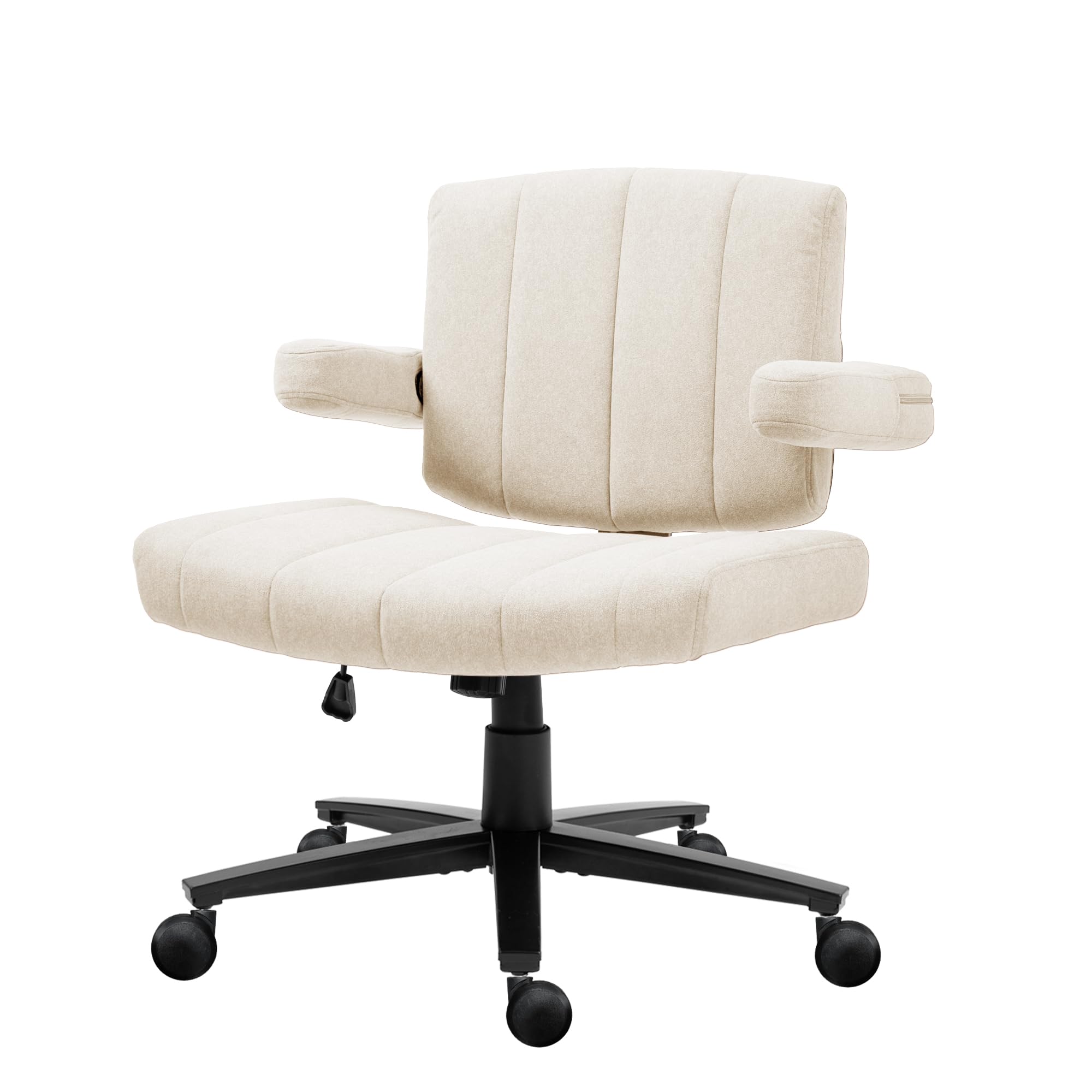 Vigosit criss cross chair Ergonomic Office Chair Adjustable Computer Chair Swivel Chair with Arms Home Comfortable Desk Chair Wide-Wheel Dressing