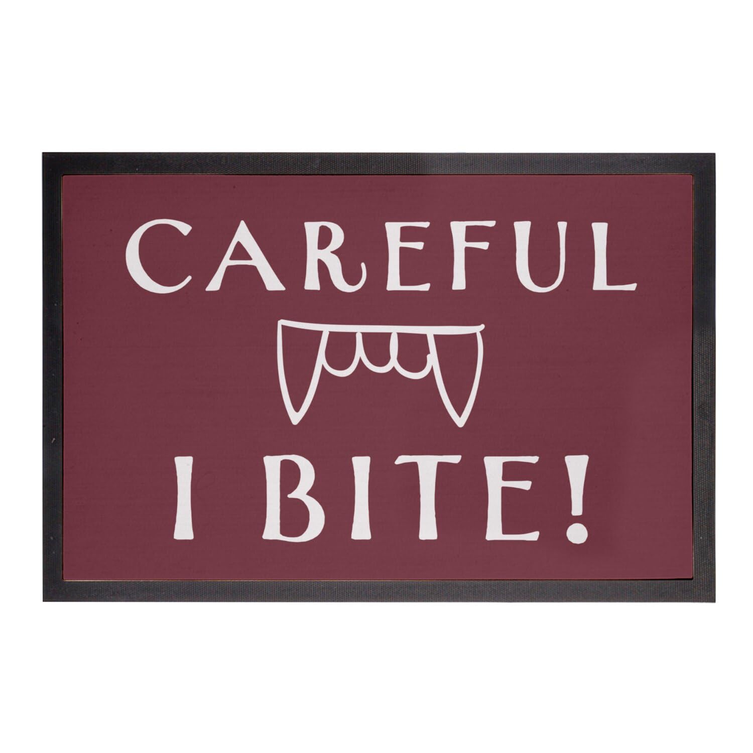 Paillasson Halloween vampire de 60x40cm pour pas de porte thématique