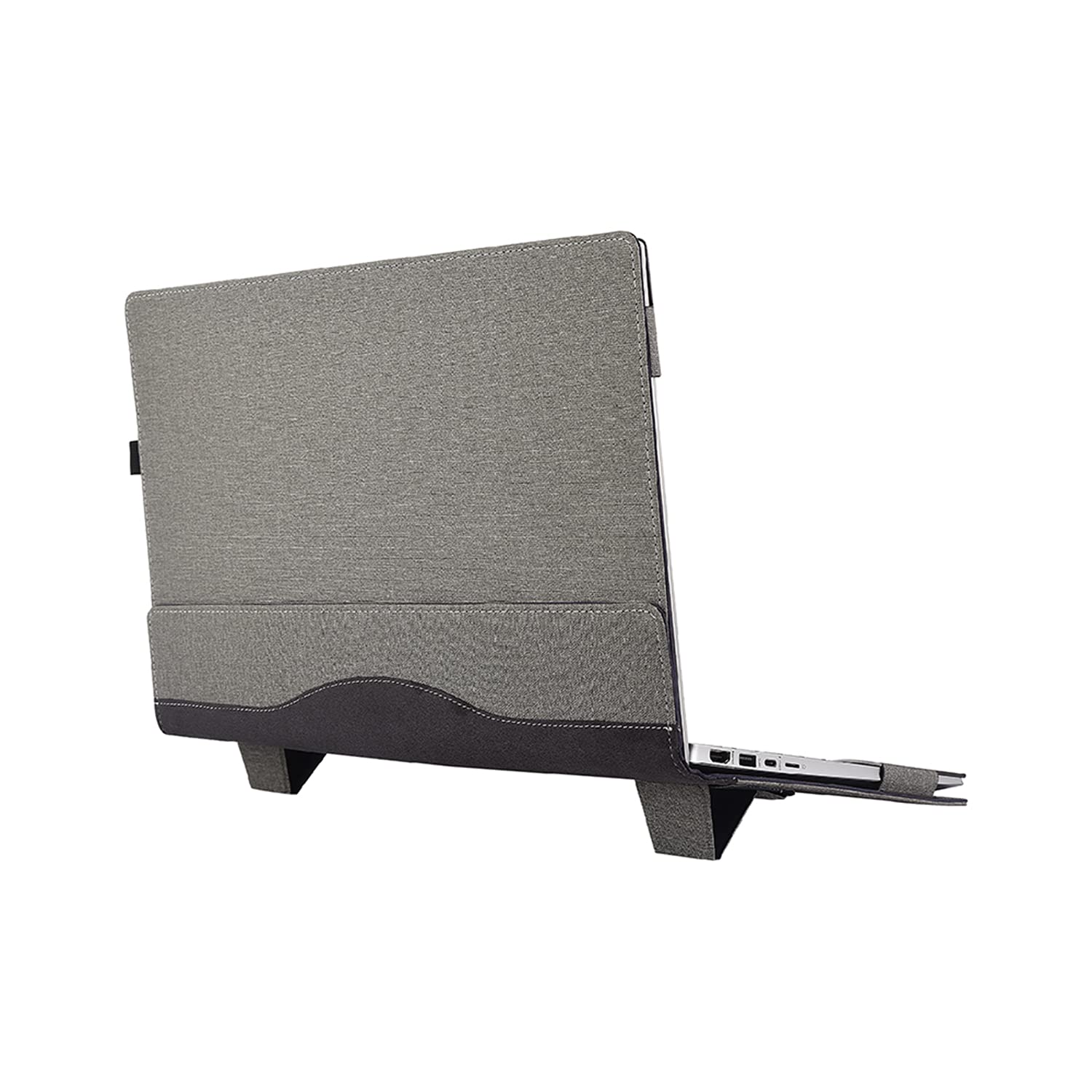 15-eg Case for HP Pavilion Laptop 15-eg 15-eh Series Envy X360 15-ED 15-EE 15.6 inch Cover Bracket Design Detachable Protective Skin Sleeve (Light Grey)