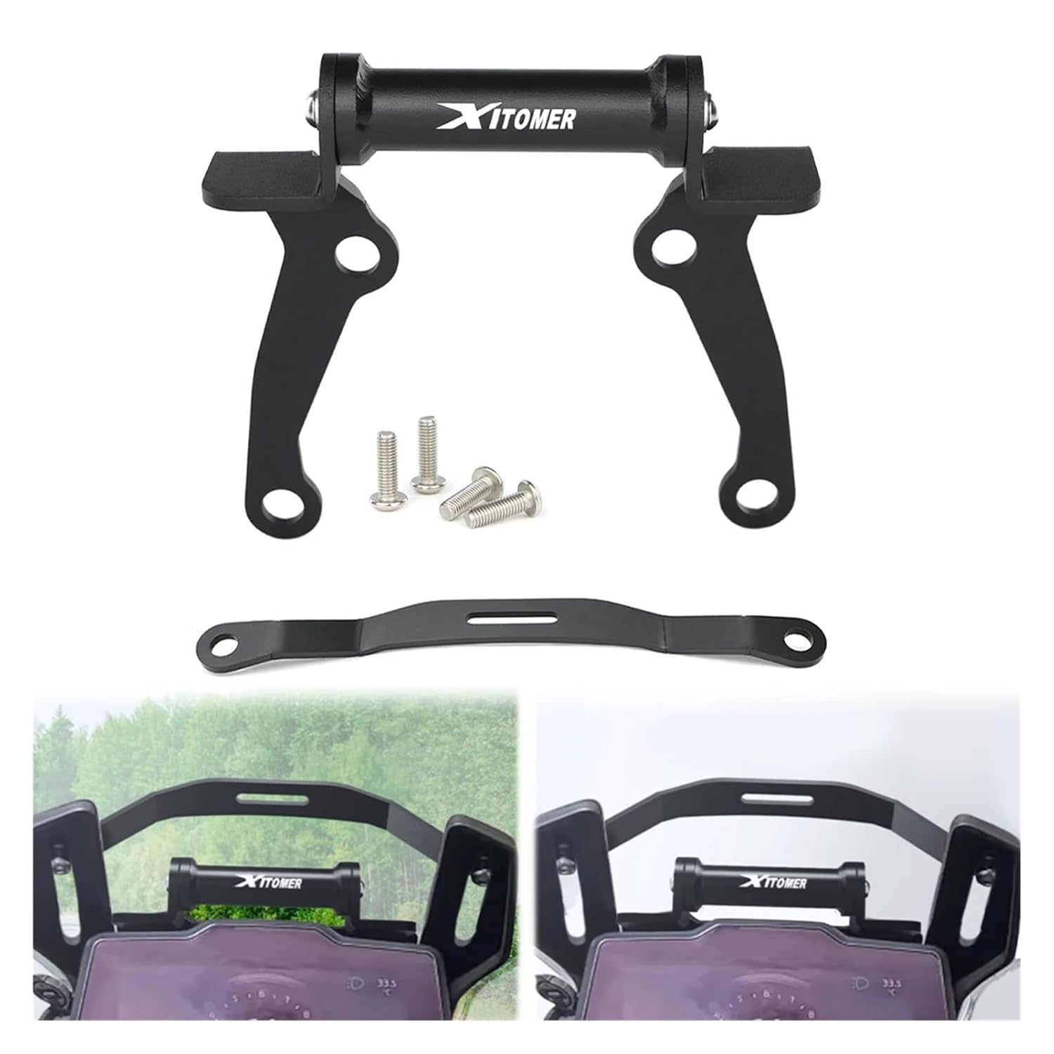 Mounting Pate Bracket Compatible with Triumph Tiger 900 GT Pro Tiger 900 GT Rally Pro/GT 2024- Motorcycle Phone Holder Stand Navigation