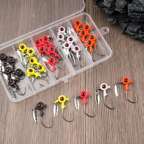 Hameçons à tête plombée Crappie pour pêcher la truite en eau douce avec efficacité - 7