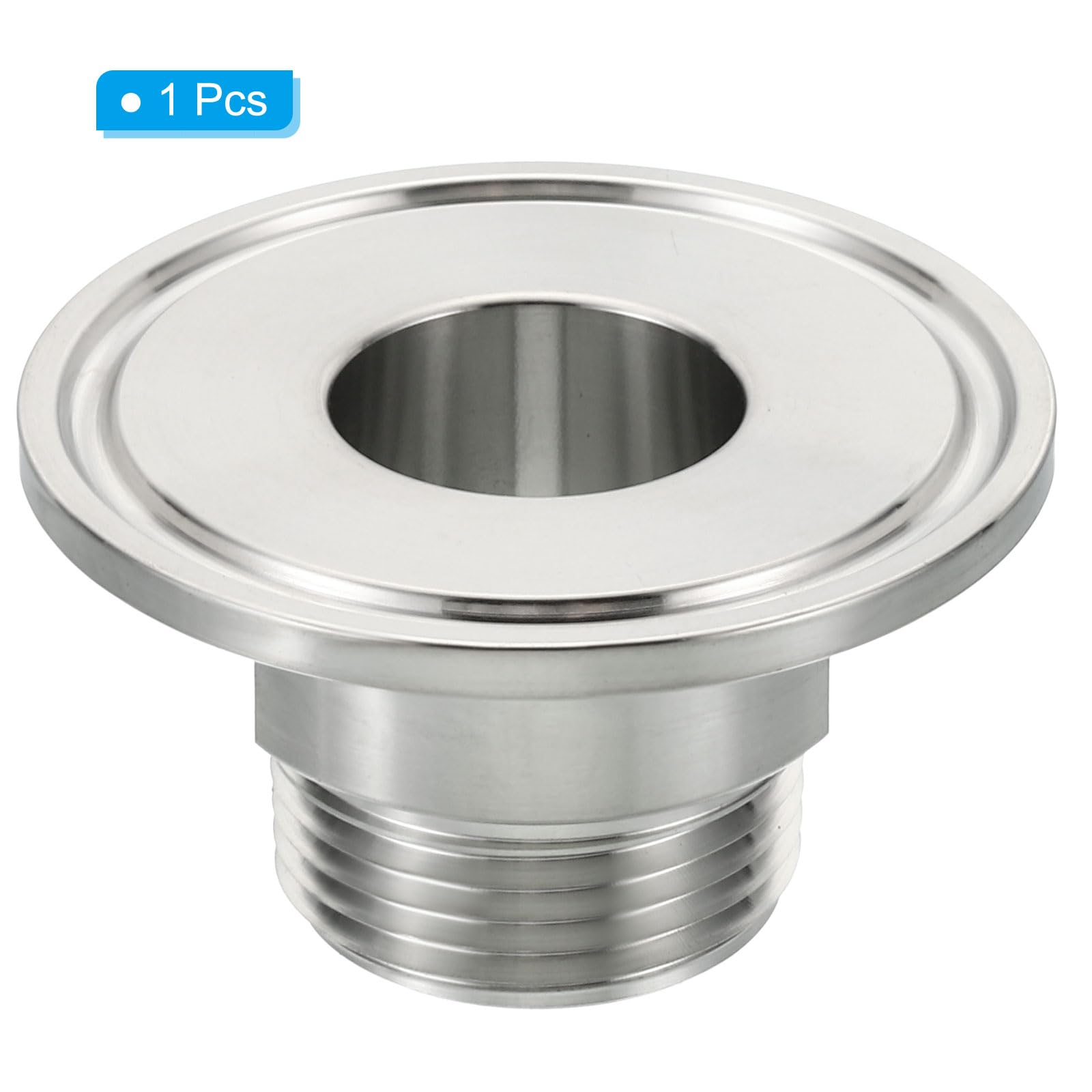 2-Inch Tri Clamp To Female NPT Adapter — 304 Stainless Steel, Sanitary Fitting For Plumbing/Brewing