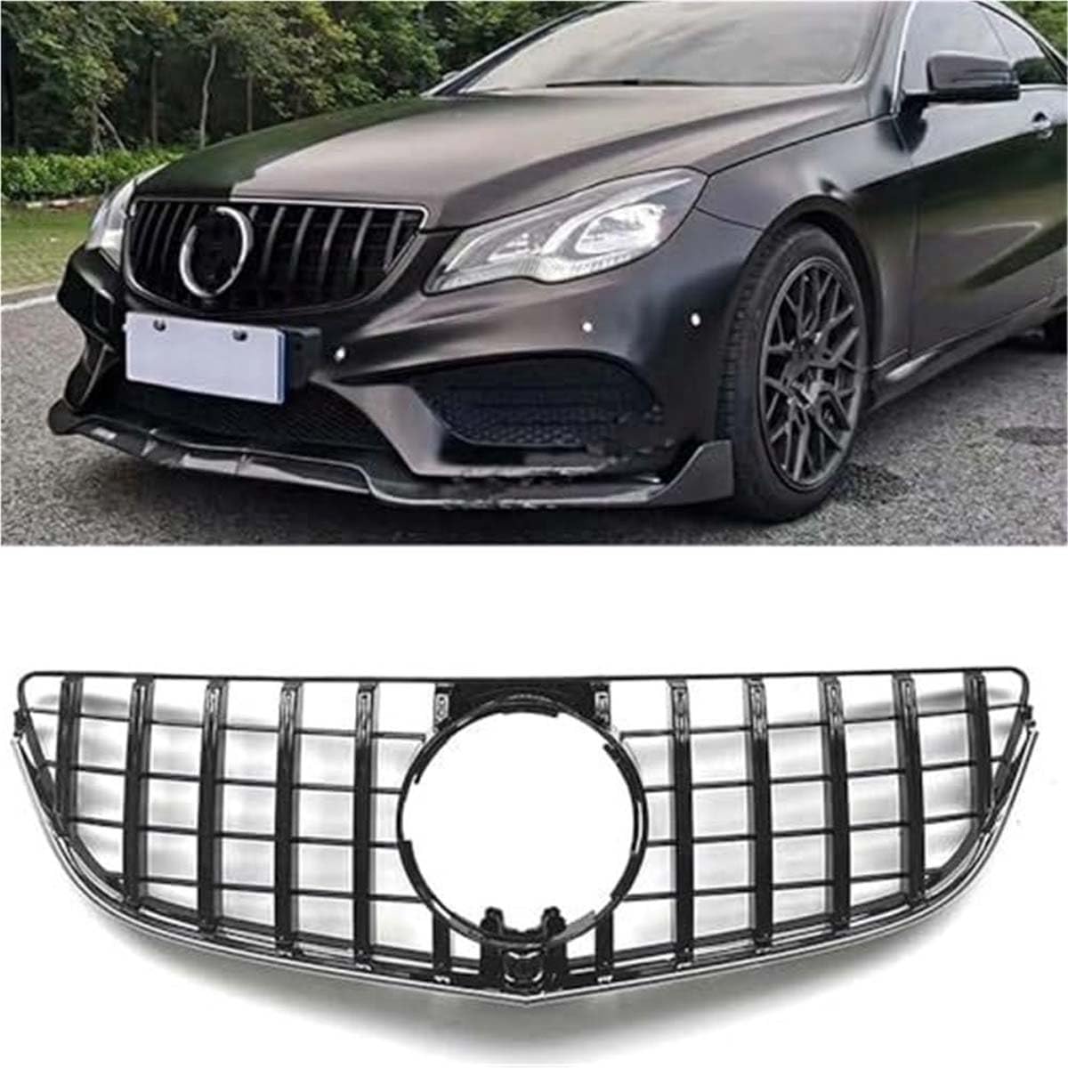 ZcsfcpA Front grille,Compatible with Mercedes-Benz E Coupe C207 A207 W207 2014-2017,Front grille parts