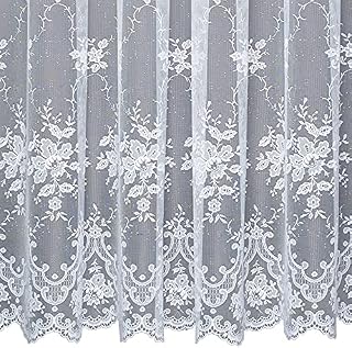 MICHELLE  A Traditional Net Curtain with a Scalloped base. Sold by the Metre. Cut to Width. (122cm (48"))