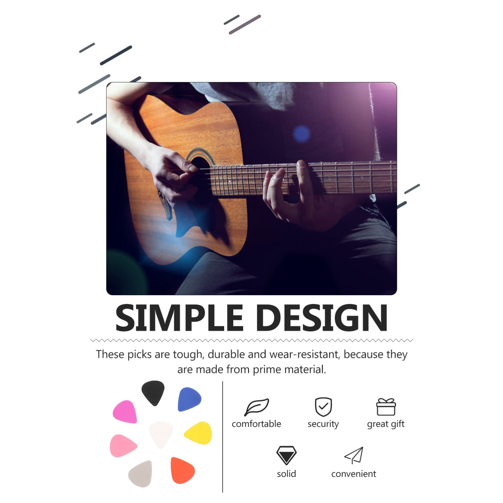 ibasenice 600stücke Gitarren-picks Universelle Plektren Für Akustikgitarre Gitarre Bass Und Ukulele Inkl Langlebiges Material Mit Kreativen Designs