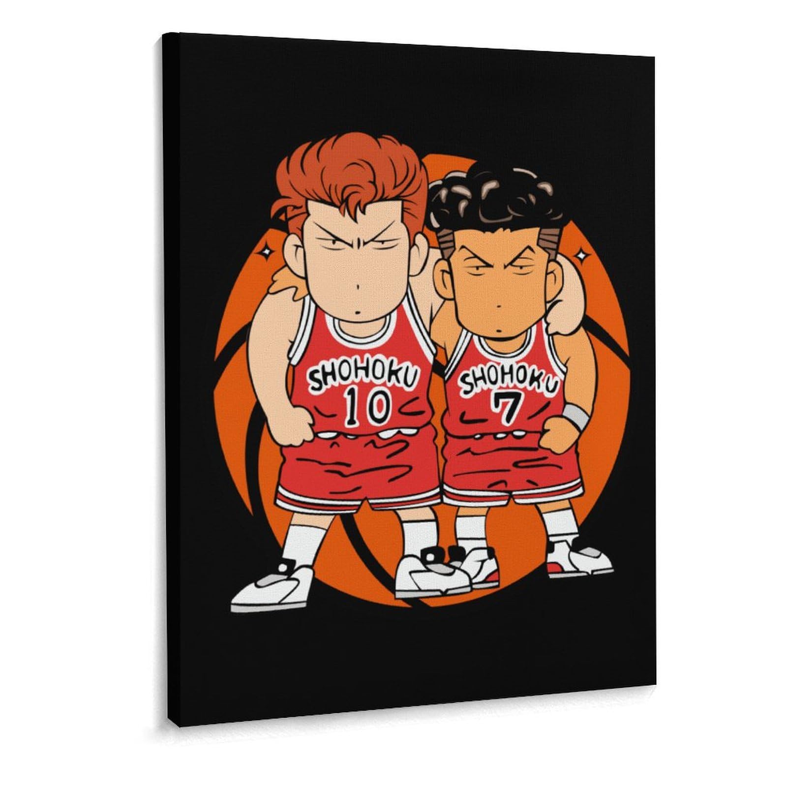 スラムダンク 桜木花道 キャンバス 印刷物 絵画 インテリア アート Amazon.co.jp: スラムダンク 桜木 花道 宮城リョータ ポスター
