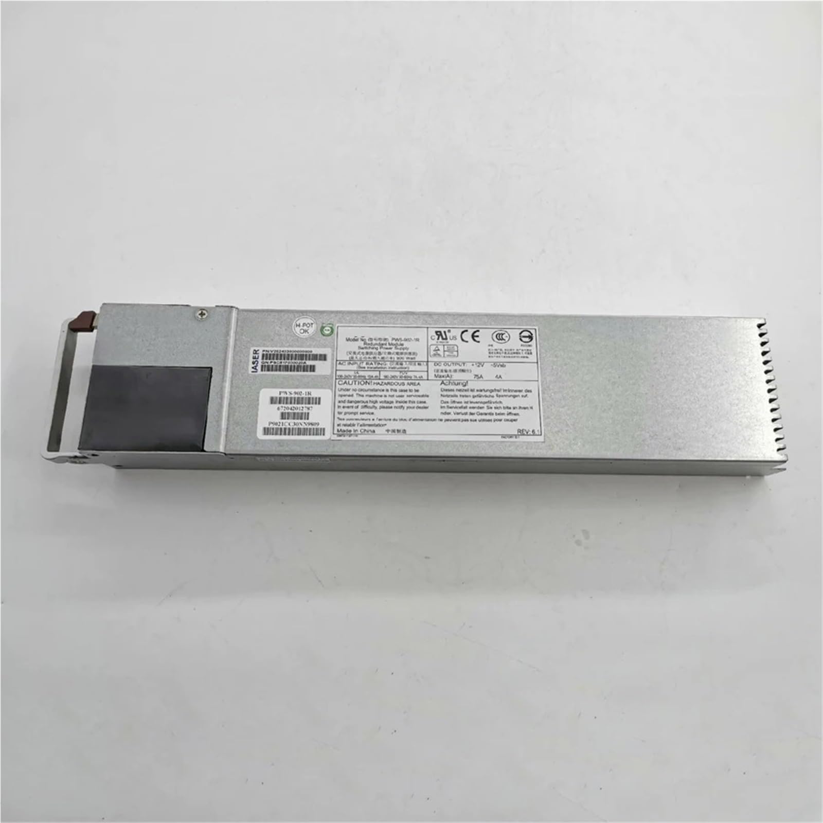 PWS-902-1R 900W 1U Unidad de Fuente de alimentación redundante Fuente de alimentación del Servidor