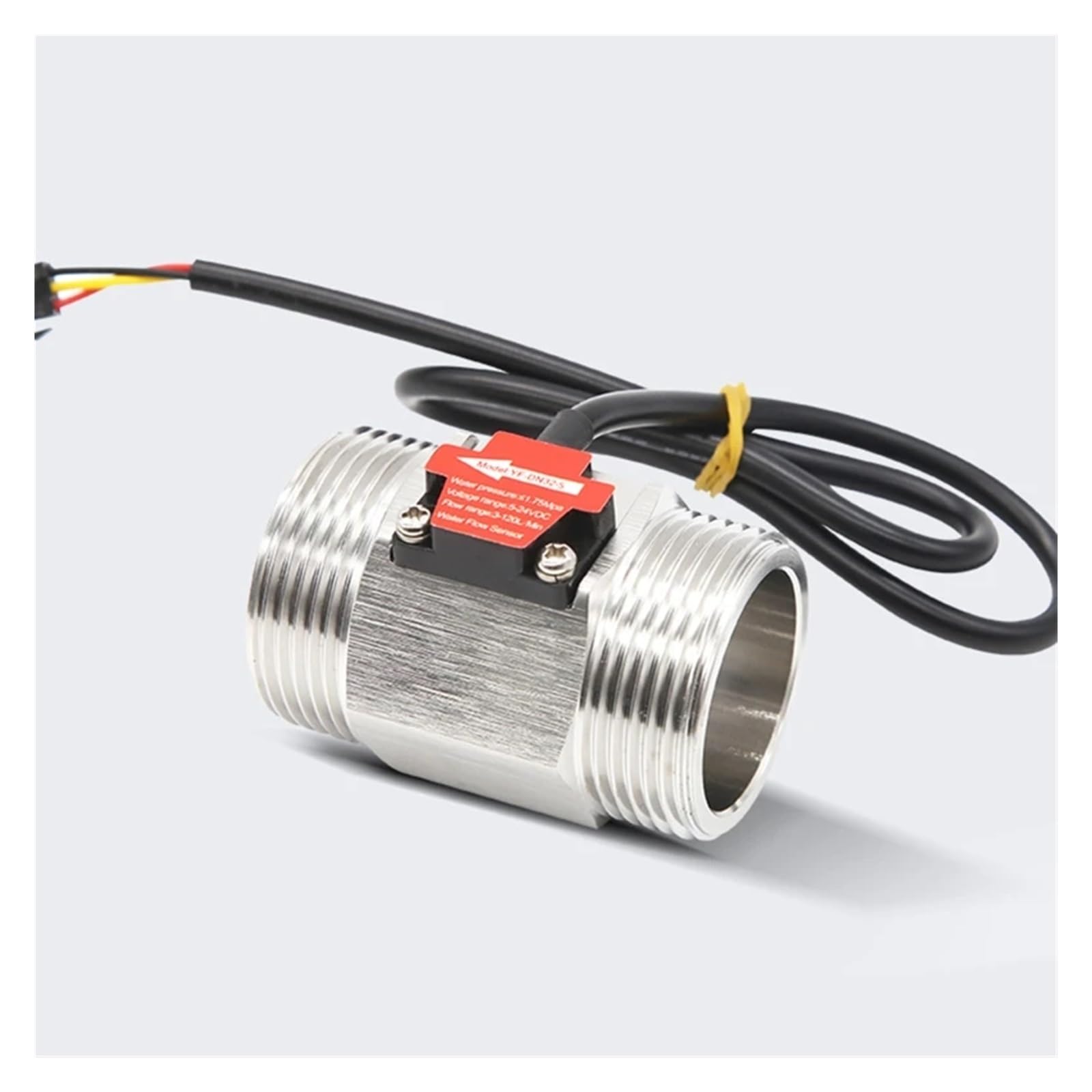 Medidor de flujo de agua, Sensor De Flujo Agua 1,25 Pulgadas, Medidor, Hall, Control, Acero Inoxidable, 5-24VDC, Utilizado For Calentador, Granja