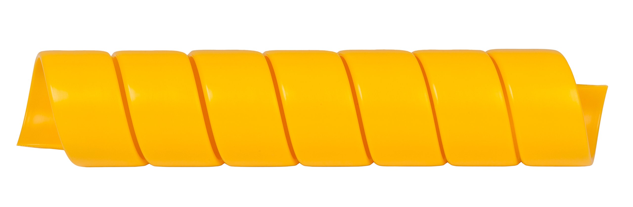 Caplugs Safeplast Safe-Spirals, Spiral Wrap Hose & Cable Protector, Yellow, 1/2
