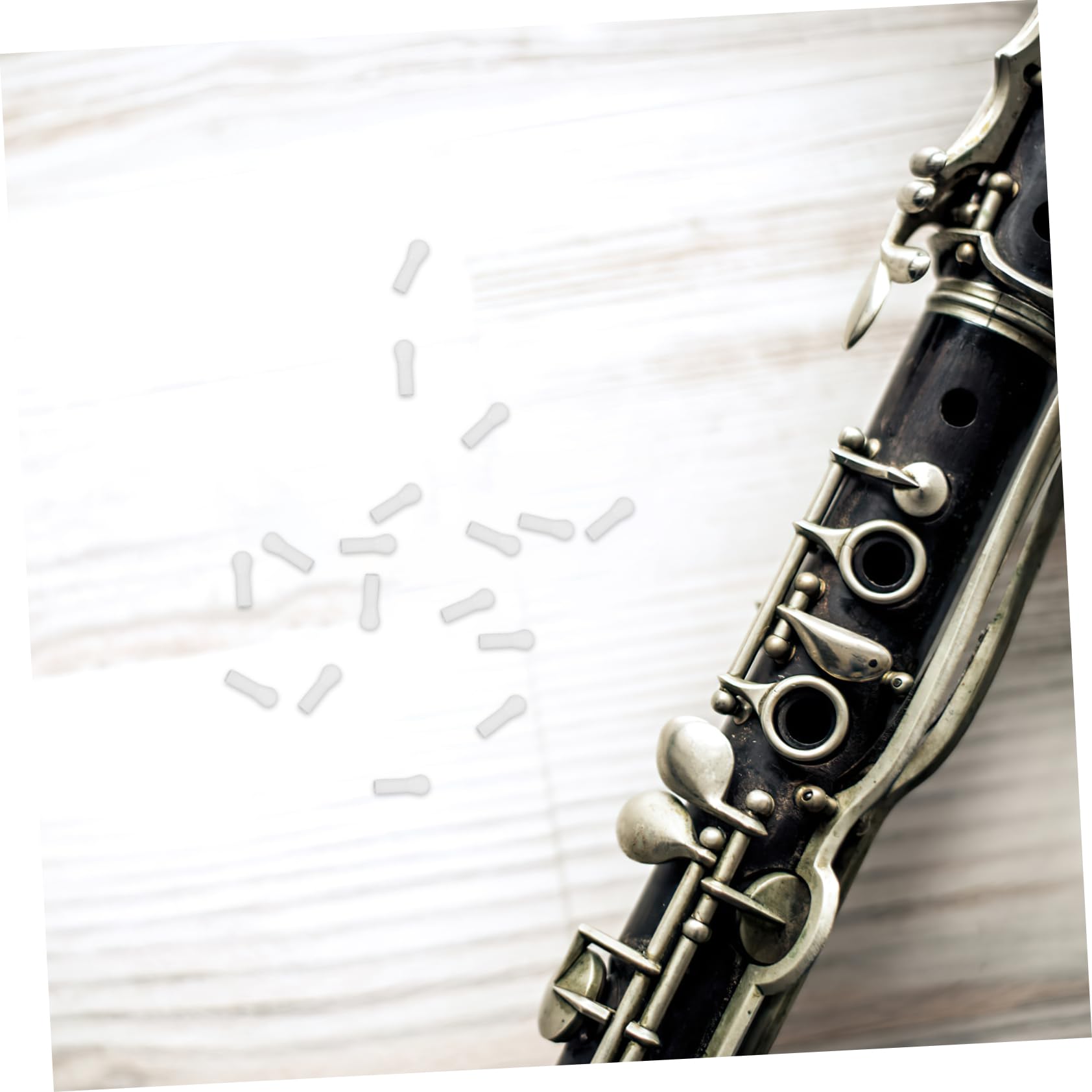 BESPORTBLE 20pcs Clarinet Maintenance Tool Durable Key Rods for Woodwind Instruments Lightweight and Portable Clarinet Repair Accessories for Musicians and Repairs