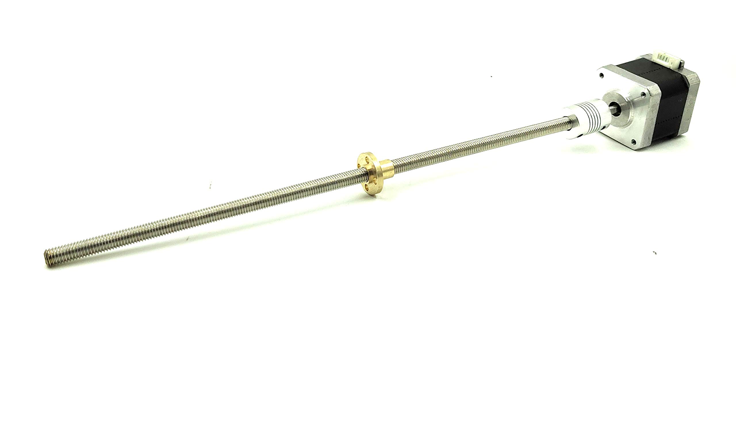 Invento 1pcs Nema 17 4 2 Kg Cm Stepper Motor Flexible Coupling 500mm 0 5 Mtr M8 8mm 1 25mm Pitch Threaded Rod Buy Online In Antigua And Barbuda At Antigua Desertcart Com Productid