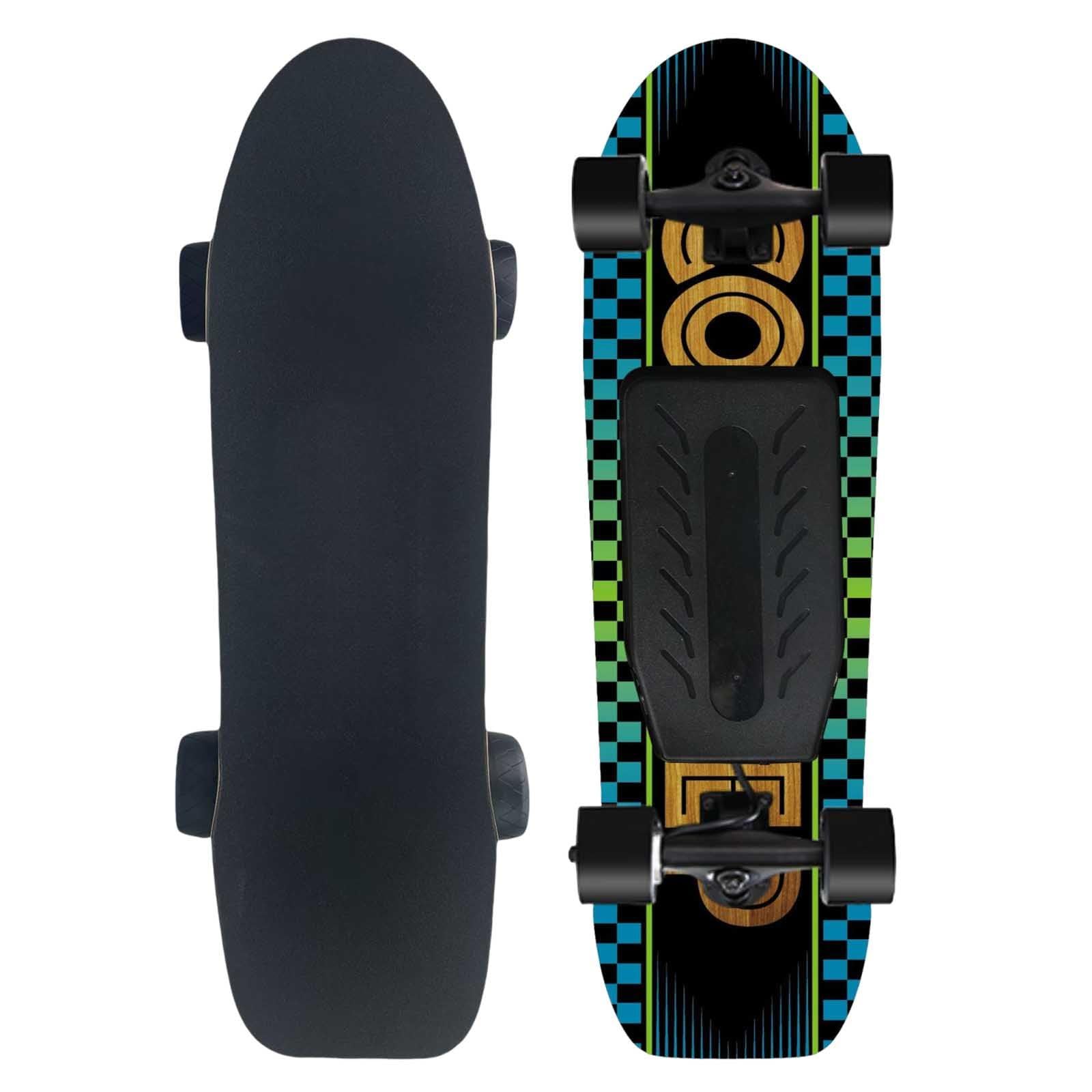 aallwwsso Electric Skateboard With Remote, Electric Longboard Skateboard Adult, 24/45 Km/H Top Speed, 24/26 Km Range, 150 Kg Load, Ip54 Waterproof Skateboard Adult For Teens Beginners dualdrive-C