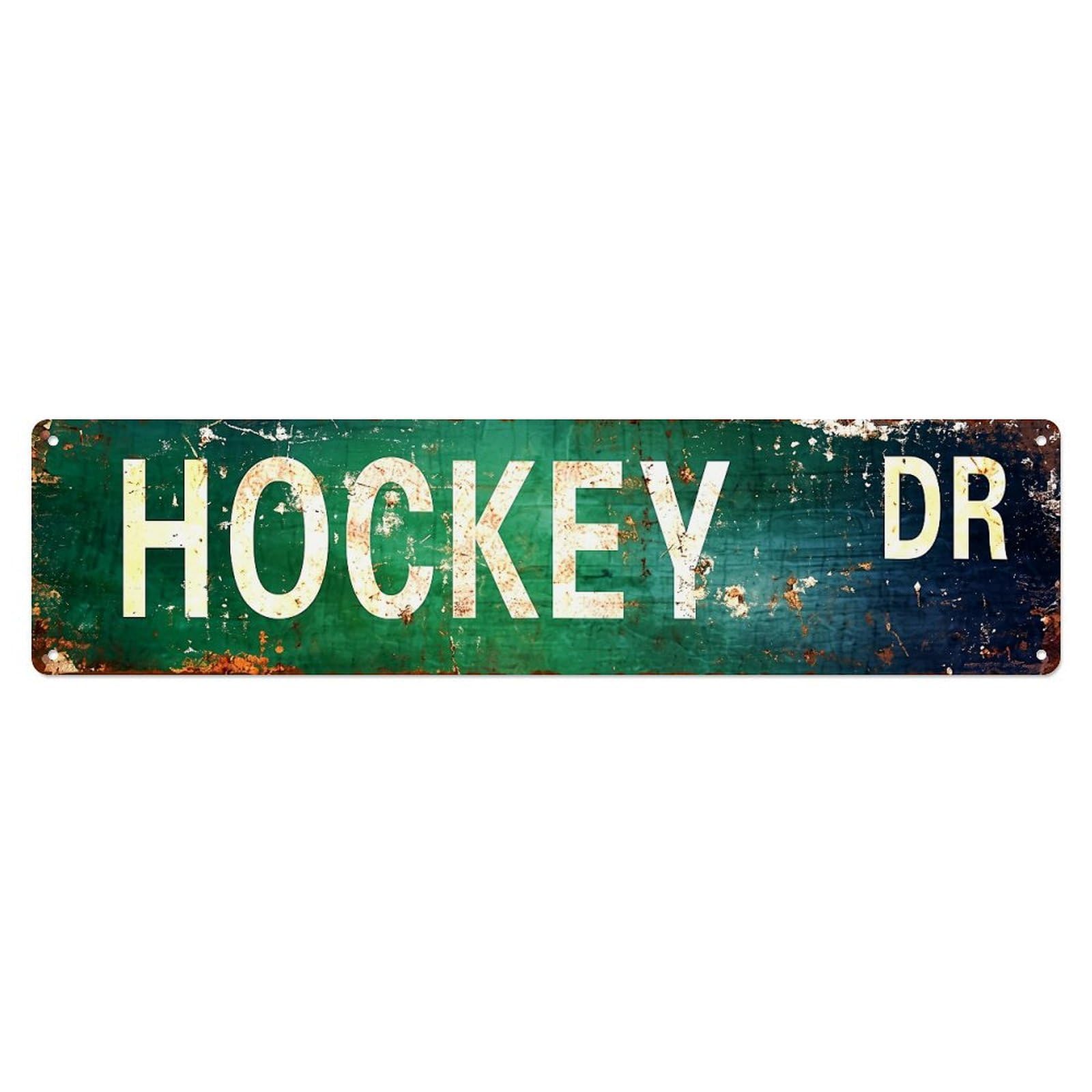 Hockey Dr Vintage Street Sign Metal Tin Sign Plaque