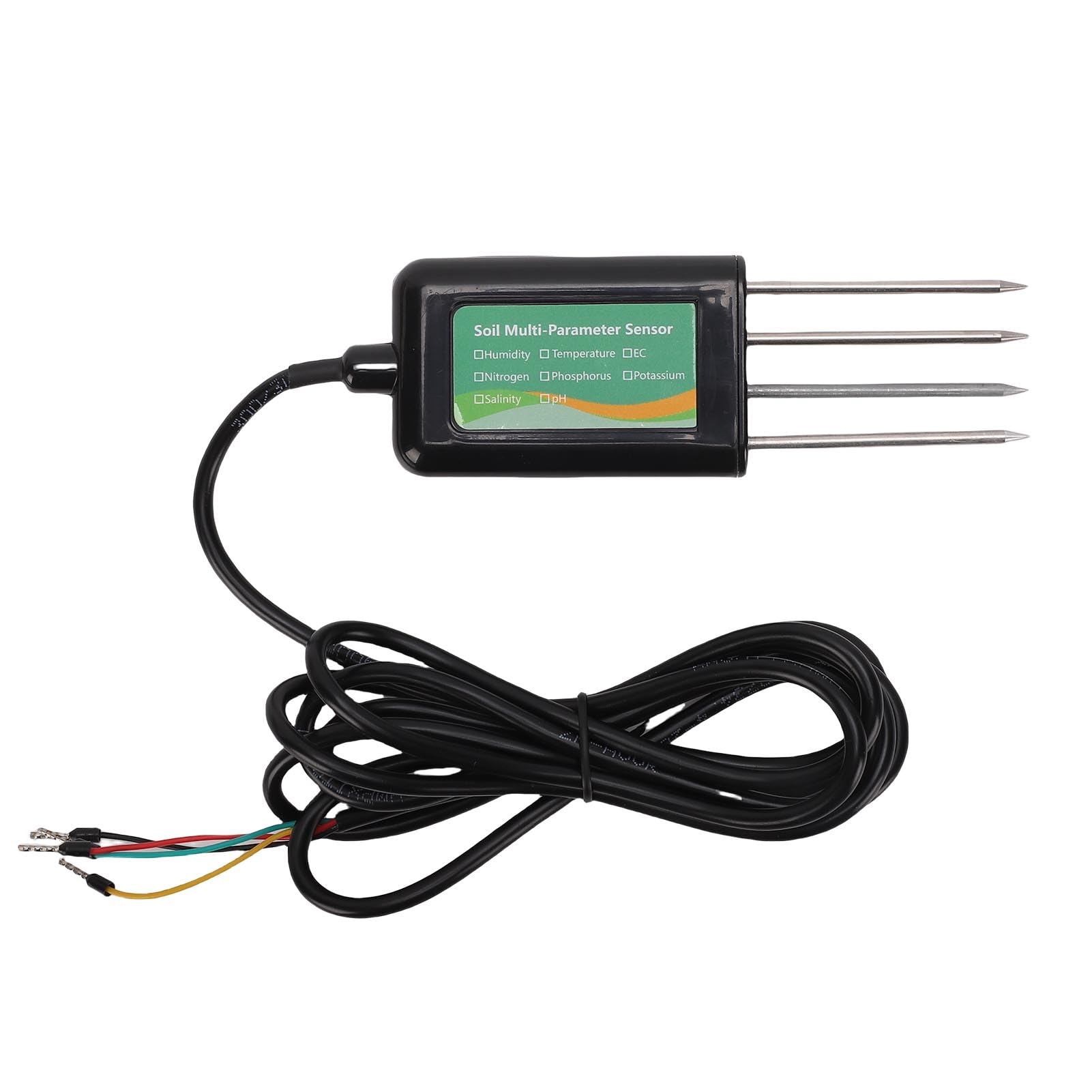 Cuifati Medidor de Humedad del Suelo 8 en 1, Temperatura Digital del Suelo/Prueba de Humedad del Suelo y Medidor de PH/EC del Suelo, NPK del Suelo, Salinidad del Suelo para Jardinería,