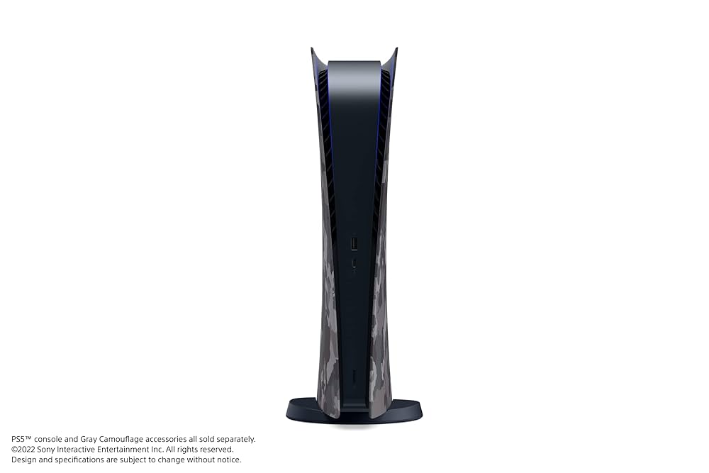 SONY - PlayStation5専用カバー　グレーカモフラージュ Amazon.co.jp: 【純正品】PlayStation 5用カバー グレー