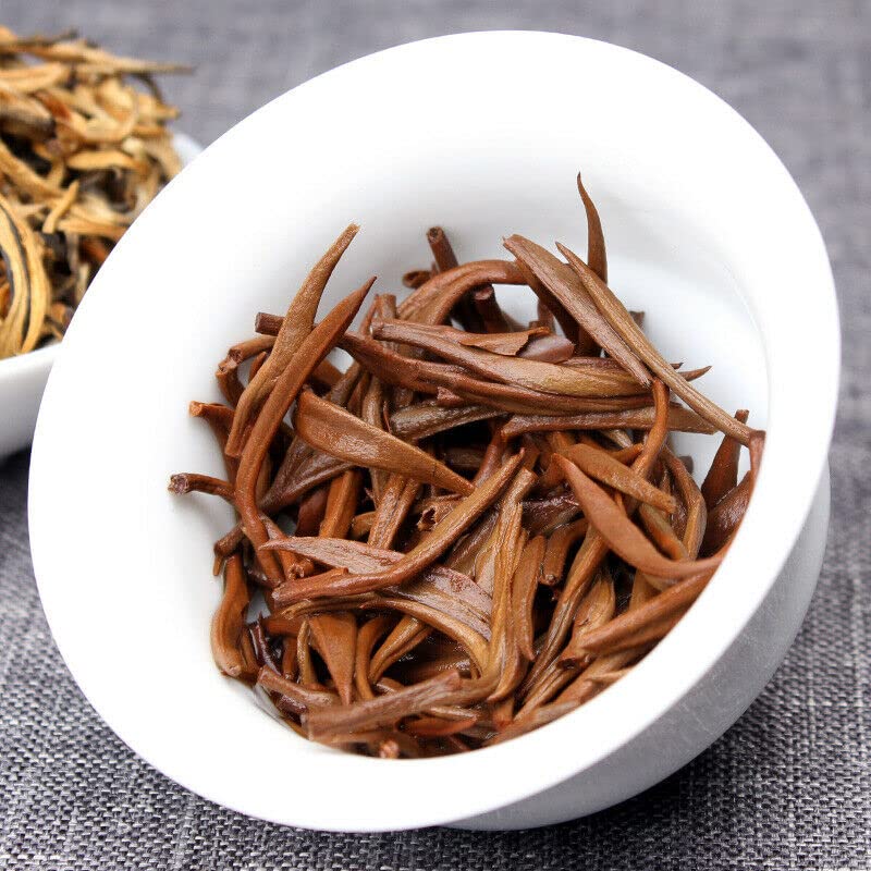Té negro de Yunnan Té Dian HongBrote dorado orgánico de Yunnan Dian Hong (500g)