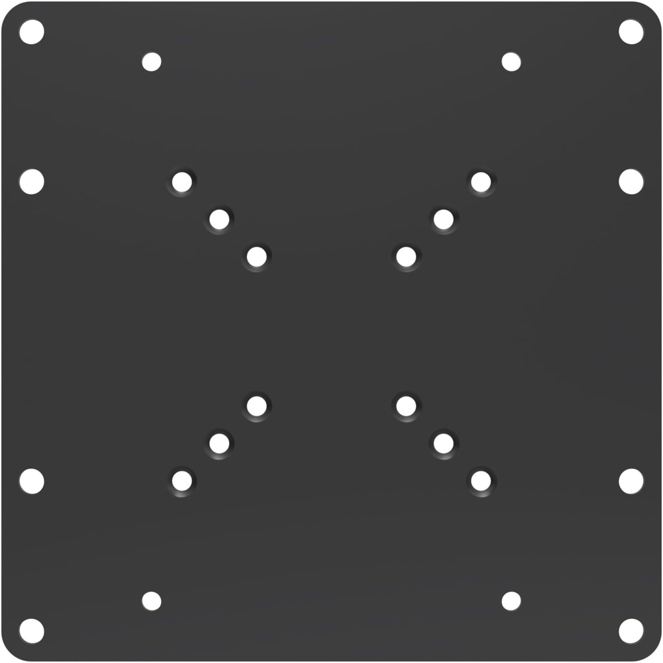 PureMounts PM-Adapt-A - Universal VESA TV Mount Adaptor Plate for VESA 50x50 up to 200x200, max. Load 30kg