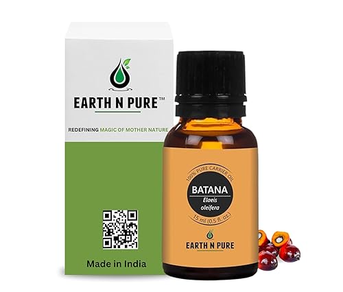 EARTH N PURE Aceite de Batana 100% Natural y Grado Terapéutico para el Crecimiento del Cabello y Piel Sana 15 ML
