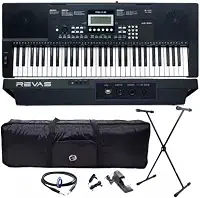 Teclado Roland Revas Kb-330 Capa Fonte Suporte Sustain com kit