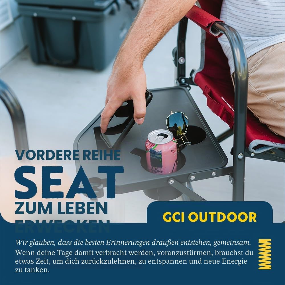 GCI Freestyle Rocker XL™ mit Beistelltisch Zimt