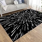 EMMTEEY Large Area Rugs, 5X7 Farmhouse Area Rug of Indoor Outdoor Kids,Boys,Girls Abstract Backgroun