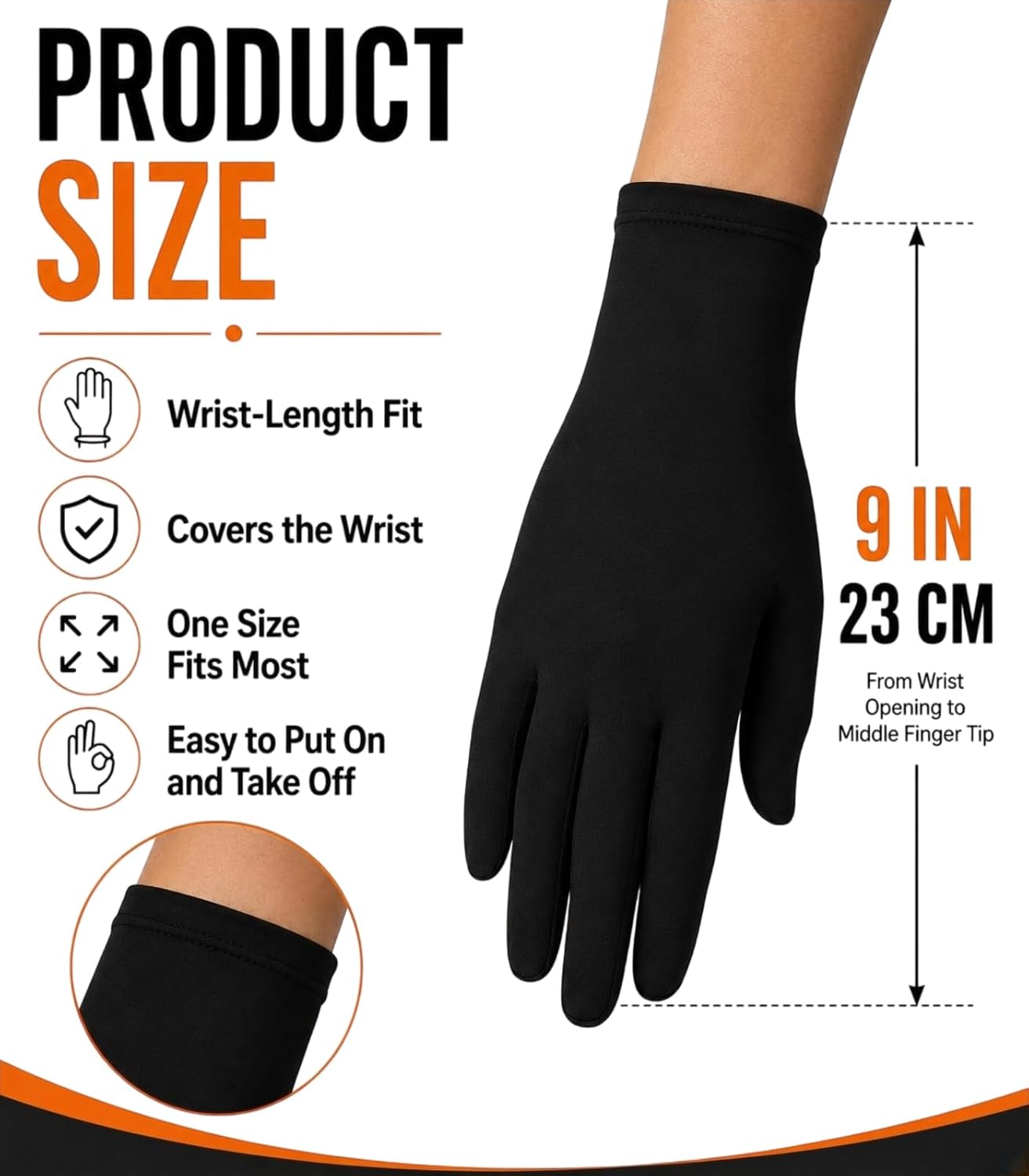 ATHX Men's and Women's Gloves Costume Accessories Wrist Length Spandex Stretch Halloween Cosplay Party Wedding Prom Gloves