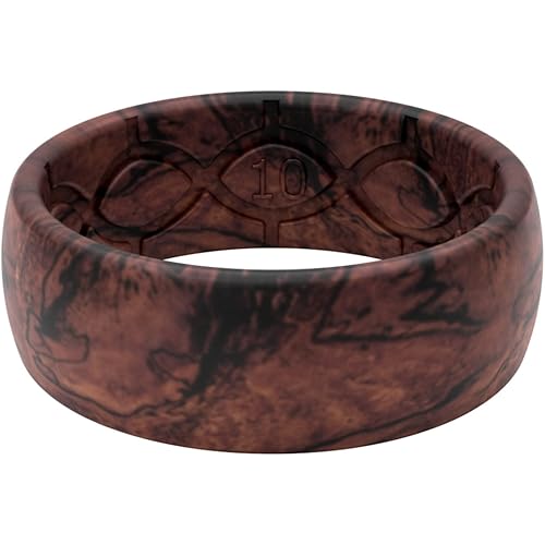 Groove Life Nomad Silicone Ring Breathable Rubber Wedding Rings for Men, Lifetime Coverage, Unique Design, Comfort Fit Ring