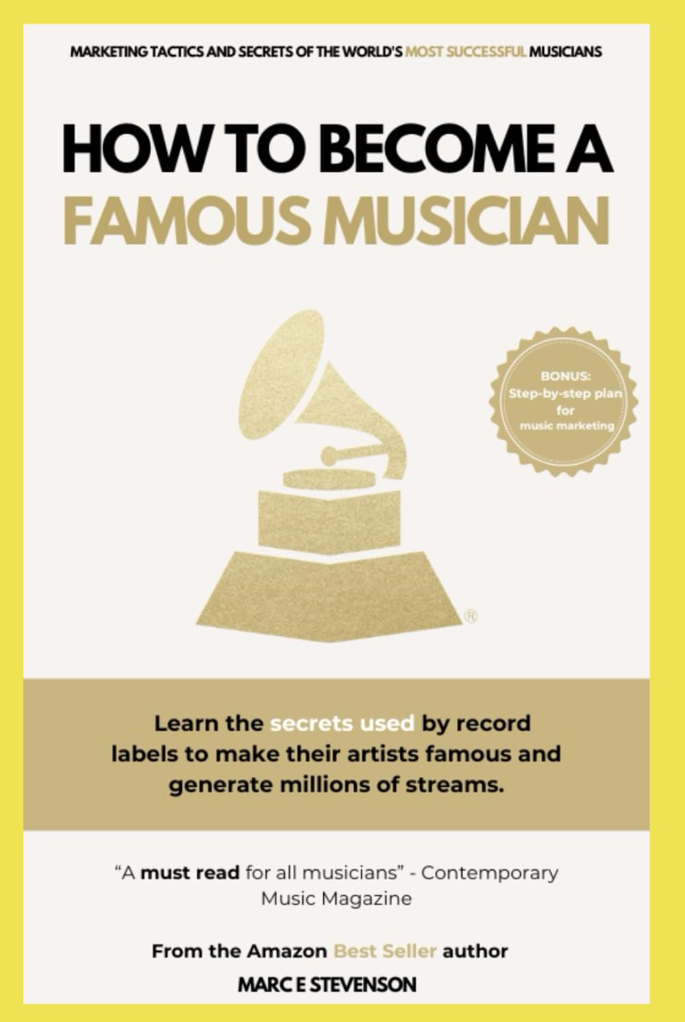 How to become a famous musician: (Learn the secrets used by record labels to make their artists famous and generate millions of streams)