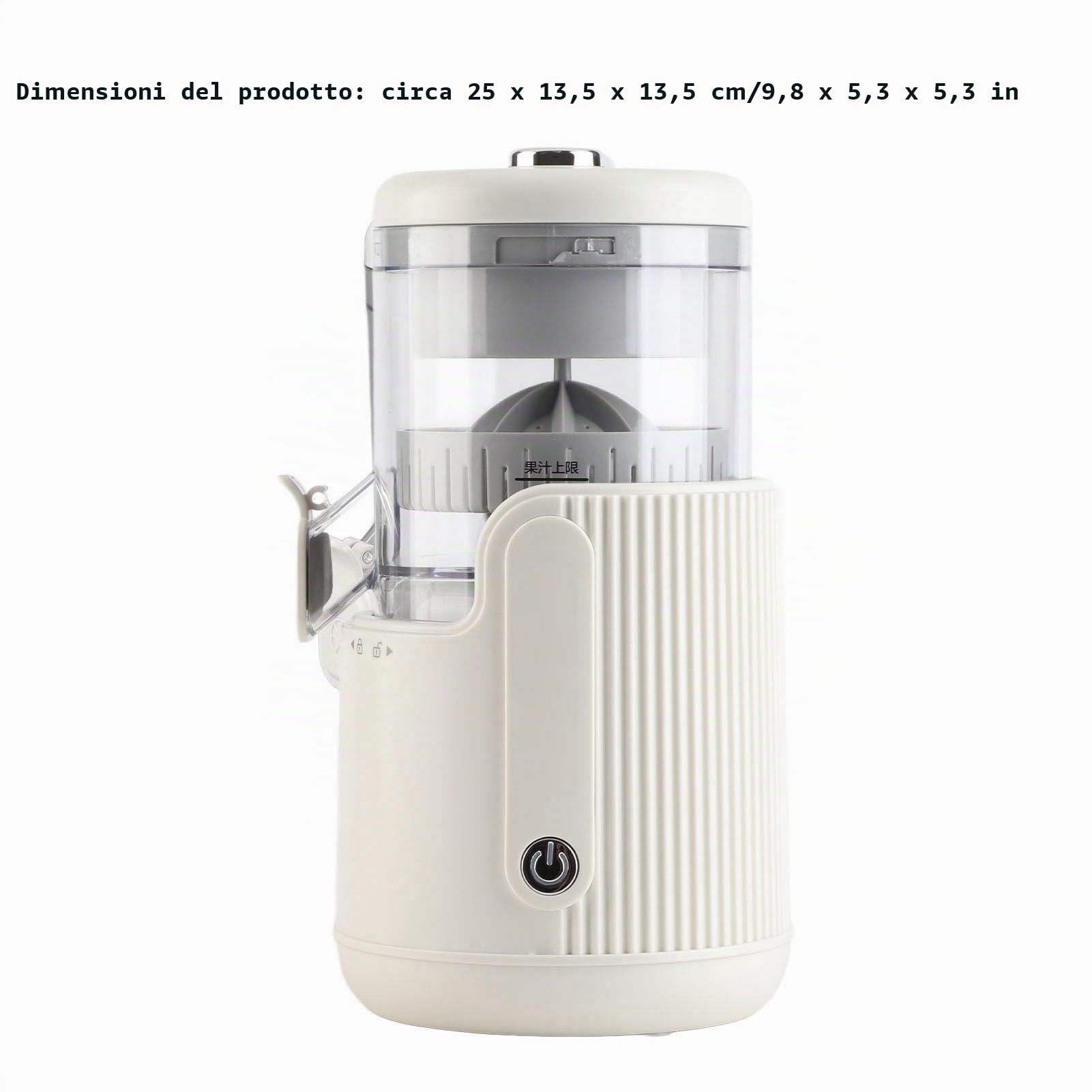 Spremiagrumi Elettrico Ricaricabile USB con Motore a 360 Gradi, Spremiagrumi, Compatto e Pratico, Becchi a Prova di Perdite, Materiali Sicuri, Agrumi, 1500mAh Batteria, Facile da