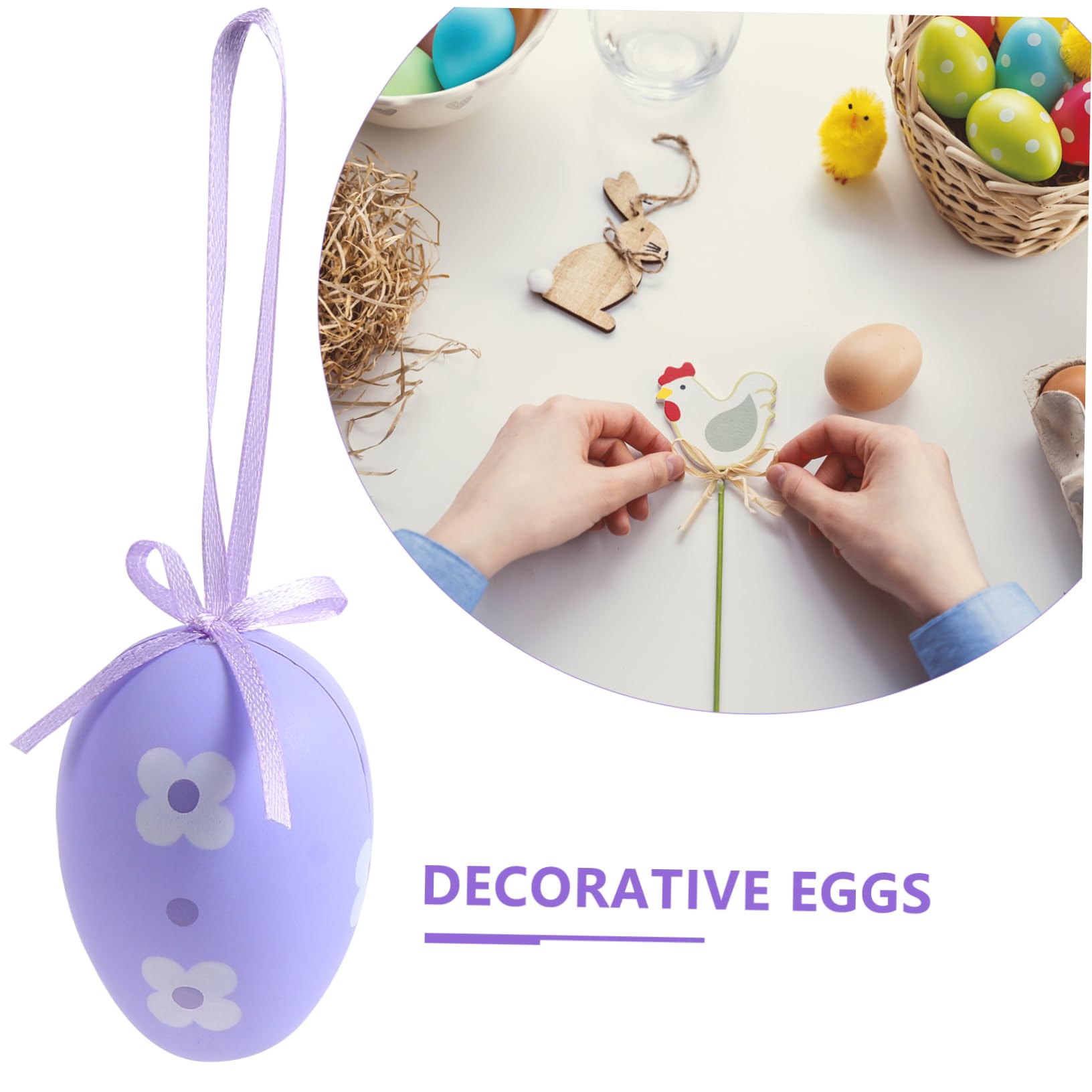 MAGICLULU 2 Set Uova Di Pasqua Mini Uova Mini Agitatori Di Uova Cesto Di Uova Di Drago Portauovo Easter Egg Easter Decoration Guscio D' Di Plastica Uova Decorative Pezzi*2