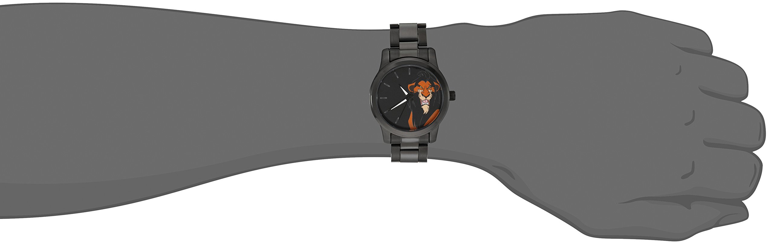 Disney Men's W002139 Lion King Analog Display Analog Quartz Black Watch