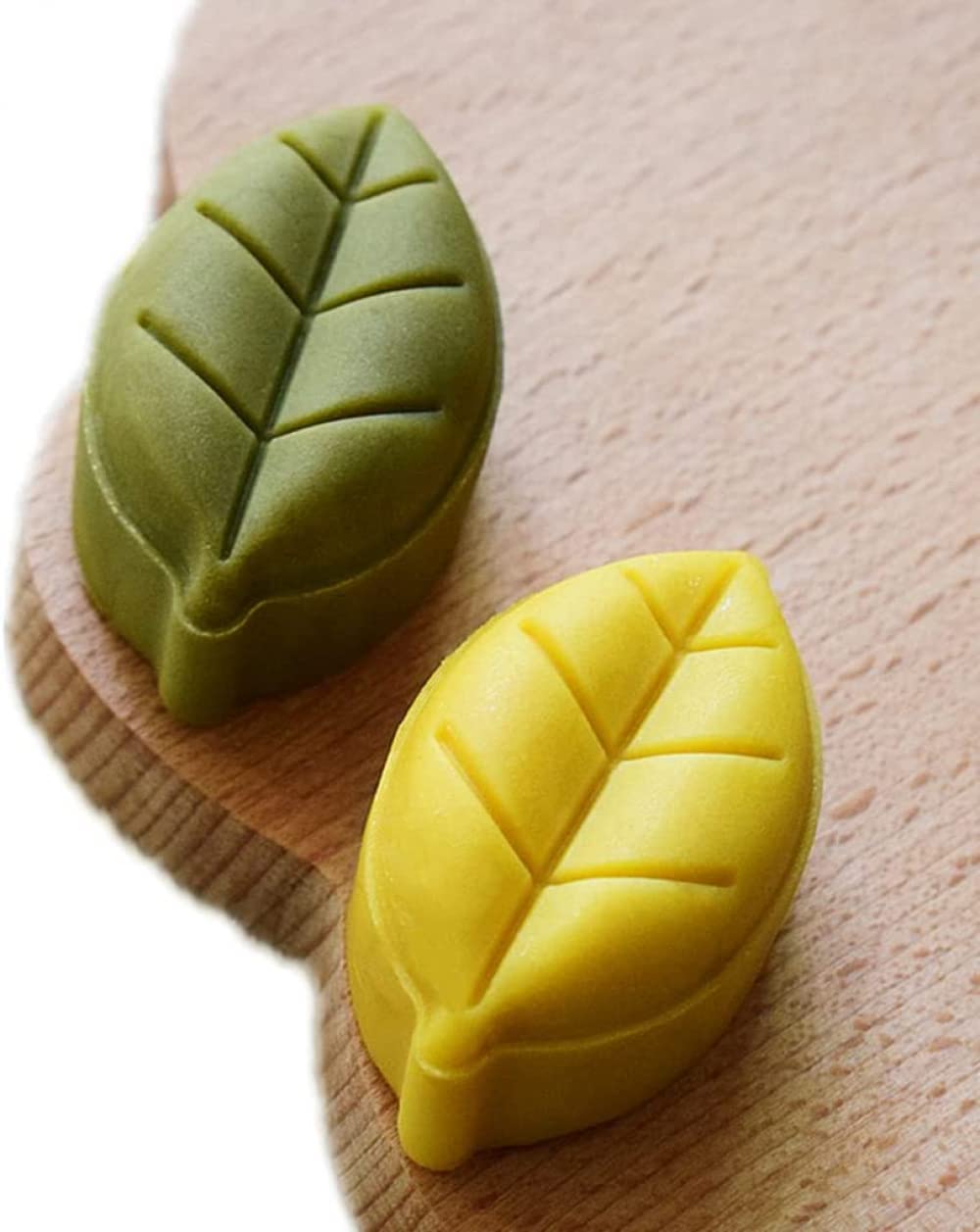 Molde De Plástico Para Pasteles De Luna 50g Sello De Hoja De Maní Cortador De Galletas Molde DIY Herramienta Para Hornear Fondant, Cortador De Galletas Y Galletas Para Festival De Mediados De Oto