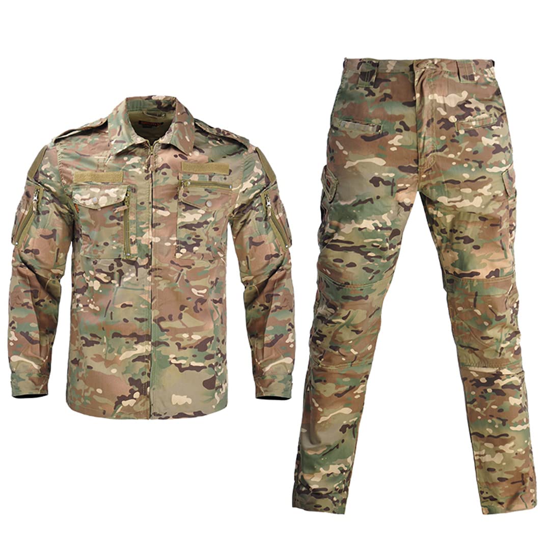 Ejército Militar Airsoft Uniforme Táctico Camuflaje Traje De Campo De Batalla Airsoft Ropa De Caza Multicam